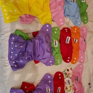 13 cloth diapers